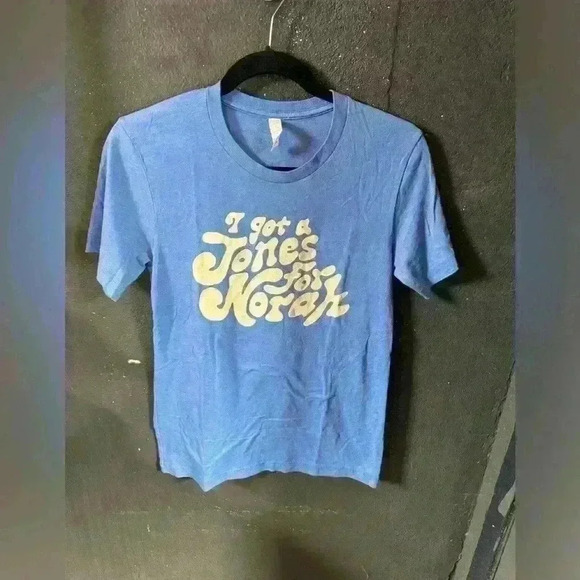 Women’s Norah Jones 2022 Tour Blue Short Sleeve Tshirt Size Small - Picture 1 of 4